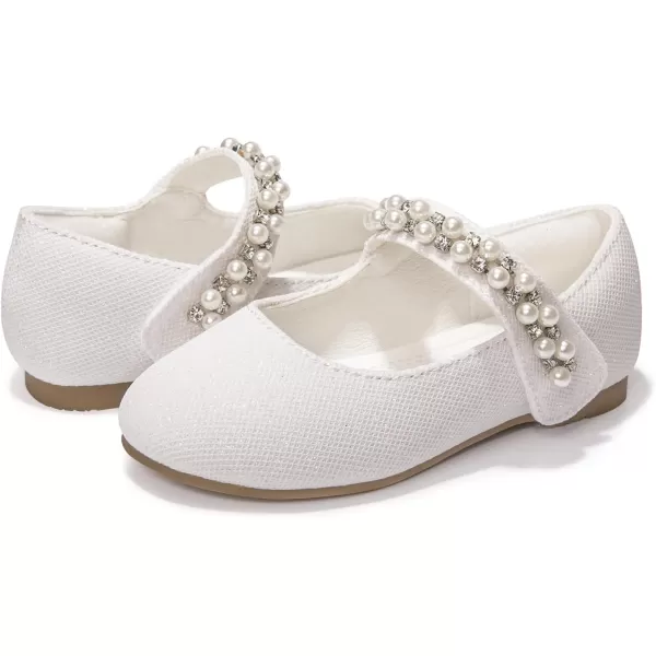 FUNKYMONKEY Toddler/Little Girl Mary Jane Dress Shoes Casual Slip on Ballet Flat