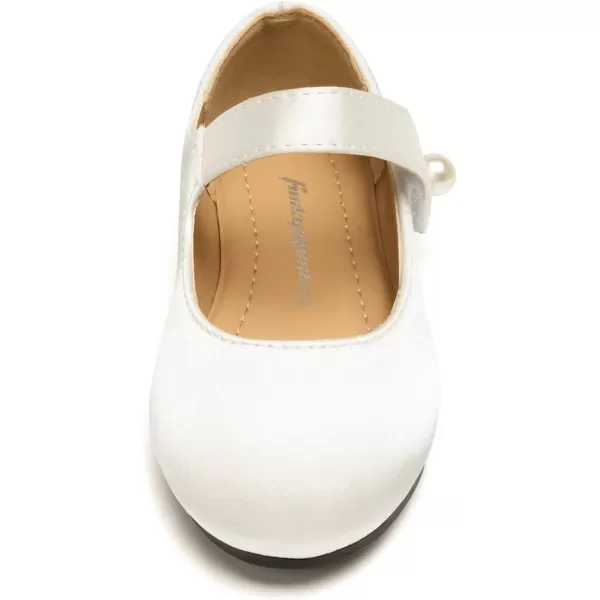 FUNKYMONKEY Toddler/Little Girl Mary Jane Dress Shoes Casual Slip on Ballet Flat
