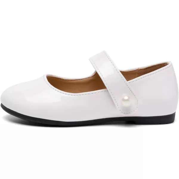 FUNKYMONKEY Toddler/Little Girl Mary Jane Dress Shoes Casual Slip on Ballet Flat