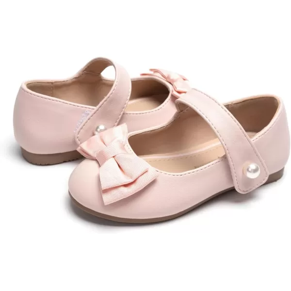 FUNKYMONKEY Toddler/Little Girl Mary Jane Dress Shoes Casual Slip on Ballet Flat