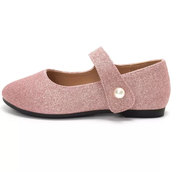 FUNKYMONKEY Toddler/Little Girl Mary Jane Dress Shoes Casual Slip on Ballet Flat