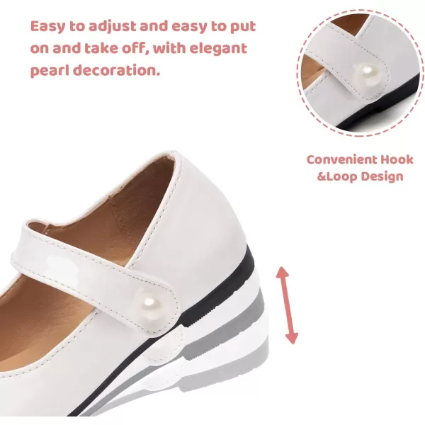FUNKYMONKEY Toddler/Little Girl Mary Jane Dress Shoes Casual Slip on Ballet Flat
