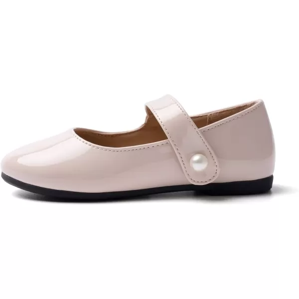FUNKYMONKEY Toddler/Little Girl Mary Jane Dress Shoes Casual Slip on Ballet Flat