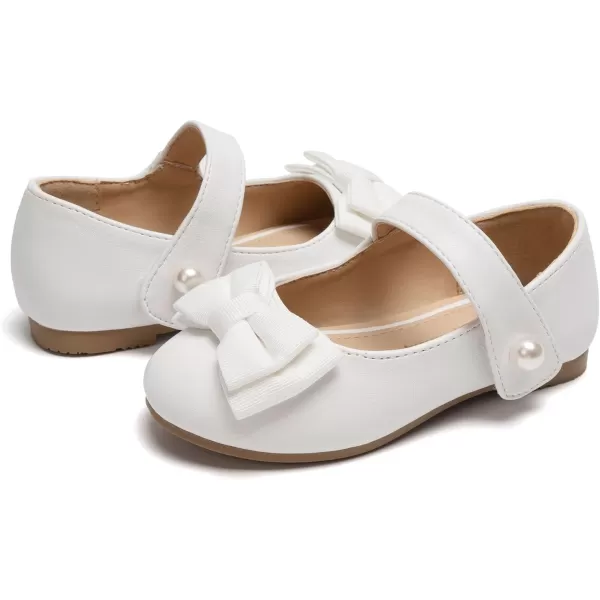 FUNKYMONKEY Toddler/Little Girl Mary Jane Dress Shoes Casual Slip on Ballet Flat