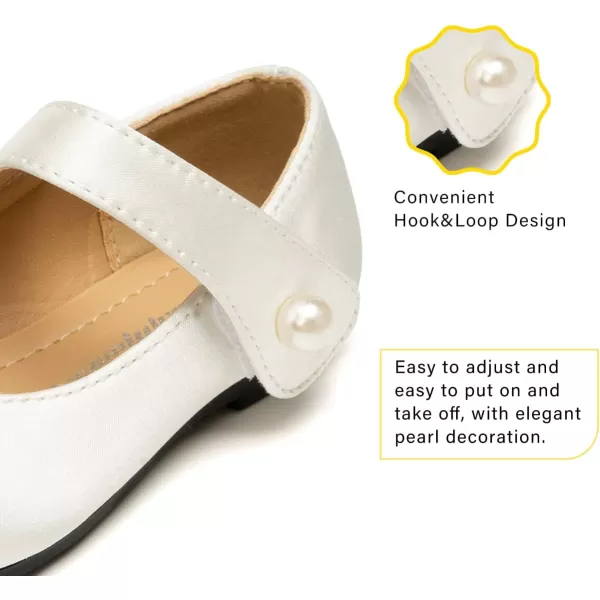 FUNKYMONKEY Toddler/Little Girl Mary Jane Dress Shoes Casual Slip on Ballet Flat