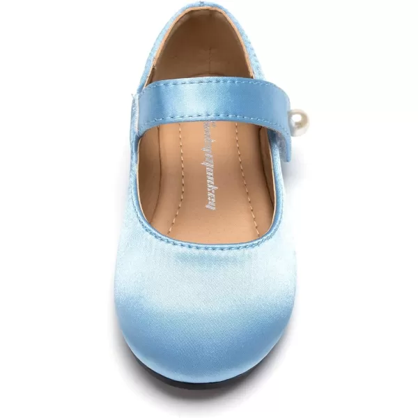 FUNKYMONKEY Toddler/Little Girl Mary Jane Dress Shoes Casual Slip on Ballet Flat