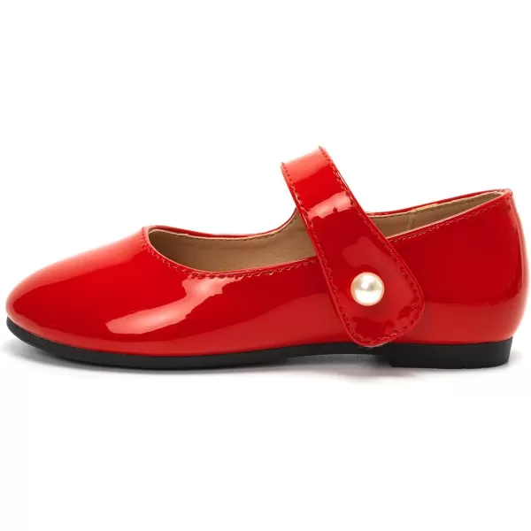 FUNKYMONKEY Toddler/Little Girl Mary Jane Dress Shoes Casual Slip on Ballet Flat