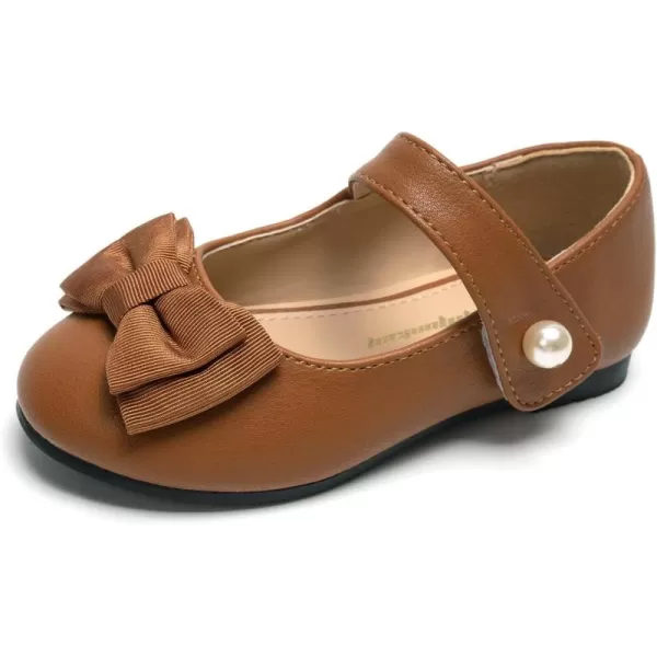 FUNKYMONKEY Toddler/Little Girl Mary Jane Dress Shoes Casual Slip on Ballet Flat