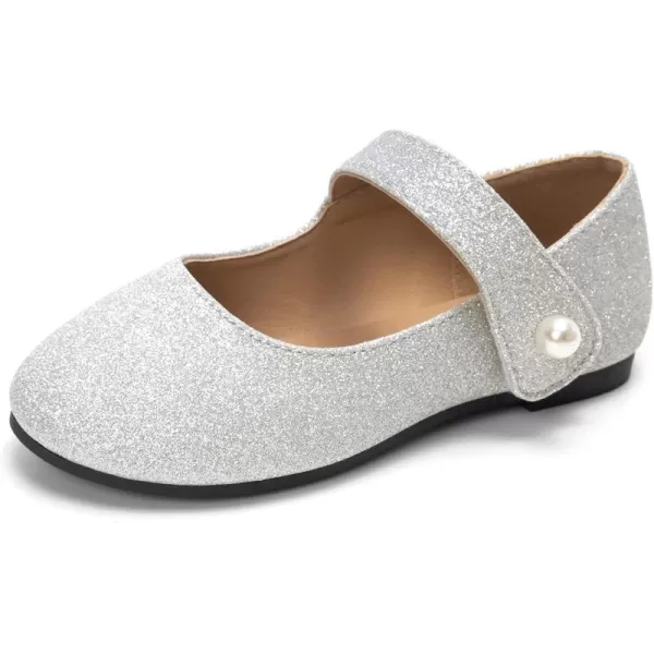 FUNKYMONKEY Toddler/Little Girl Mary Jane Dress Shoes Casual Slip on Ballet Flat