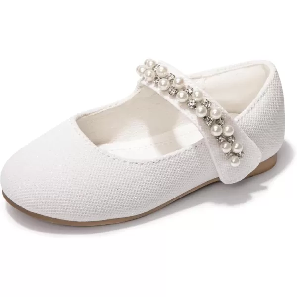 FUNKYMONKEY Toddler/Little Girl Mary Jane Dress Shoes Casual Slip on Ballet Flat