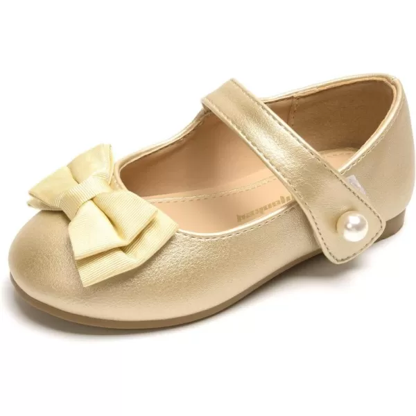 FUNKYMONKEY Toddler/Little Girl Mary Jane Dress Shoes Casual Slip on Ballet Flat