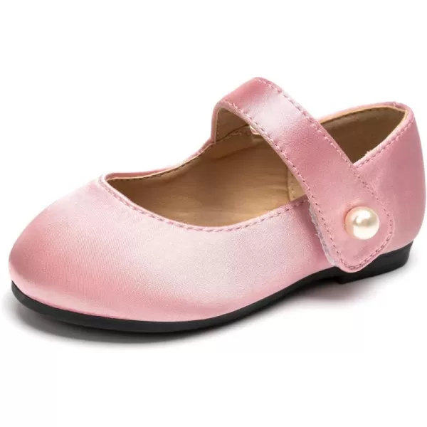 FUNKYMONKEY Toddler/Little Girl Mary Jane Dress Shoes Casual Slip on Ballet Flat