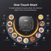 imageDreo Air Fryer Pro Max 68QT 11in1 Digital Air Fryer Oven Cooker with Visible Window 100 Recipes Supports Customerizable Cooking 100 to 450 LED Touchscreen Easy to Clean Shake ReminderBlack