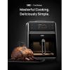 imageDreo ChefMaker Combi Fryer Cook like a pro with just the press of a button Smart Air Fryer Cooker with Cook probe Water Atomizer 3 professional cooking modes 6 QTSilver