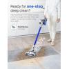 imageDreo Cordless Vacuum Cleaner for Home 25kPa 550W Strong Suction 3000mAh Detachable Battery Up to 60 Mins HandheldStick Vacuum with Headlights Tools for Car Pet Hair Carpets Hard FloorsBlue