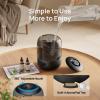 imageDreo Humidifiers for Bedroom 3L Cool Mist Ultrasonic Humidifier with Easy Top Fill ampamp Clean 30H ampamp 26dB Quiet Runtime Humidity Sensor Night Light for Baby Nursery Plants ampamp Home 360 Nozzle WhiteBlack
