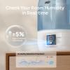 imageDreo Humidifiers for Bedroom 3L Cool Mist Ultrasonic Humidifier with Easy Top Fill ampamp Clean 30H ampamp 26dB Quiet Runtime Humidity Sensor Night Light for Baby Nursery Plants ampamp Home 360 Nozzle WhiteBlue