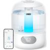imageDreo Humidifiers for Bedroom 3L Cool Mist Ultrasonic Humidifier with Easy Top Fill ampamp Clean 30H ampamp 26dB Quiet Runtime Humidity Sensor Night Light for Baby Nursery Plants ampamp Home 360 Nozzle WhiteWhite