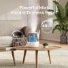 imageDreo Humidifiers for Bedroom 3L Cool Mist Ultrasonic Humidifier with Easy Top Fill ampamp Clean 30H ampamp 26dB Quiet Runtime Humidity Sensor Night Light for Baby Nursery Plants ampamp Home 360 Nozzle WhiteGrey