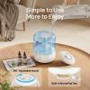 imageDreo Humidifiers for Bedroom 3L Cool Mist Ultrasonic Humidifier with Easy Top Fill ampamp Clean 30H ampamp 26dB Quiet Runtime Humidity Sensor Night Light for Baby Nursery Plants ampamp Home 360 Nozzle WhiteBlue