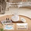 imageDreo Humidifiers for Bedroom 3L Cool Mist Ultrasonic Humidifier with Easy Top Fill ampamp Clean 30H ampamp 26dB Quiet Runtime Humidity Sensor Night Light for Baby Nursery Plants ampamp Home 360 Nozzle WhiteWhite