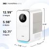 imageDreo Humidifiers for Bedroom Topfilled Smart Quiet Cool Mist Humidifier for Large Room Home Oil Diffuser ampamp Nightlight 50Hours Runtime for Indoor Plants with AlexaGoogle WhiteGrey