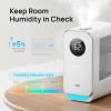 imageDreo Humidifiers for Bedroom Topfilled Smart Quiet Cool Mist Humidifier for Large Room Home Oil Diffuser ampamp Nightlight 50Hours Runtime for Indoor Plants with AlexaGoogle WhiteGrey