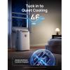 imageDreo Portable Air Conditioners 12000 BTU AC Unit for Bedroom with Drainagefree Cooling 46dB Quiet APPVoiceRemote 24h Timer with Fan ampamp Dehumidifier Smart Air Conditioner for Room IndoorsWhite
