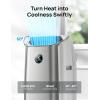 imageDreo Portable Air Conditioners 12000 BTU AC Unit for Bedroom with Drainagefree Cooling 46dB Quiet APPVoiceRemote 24h Timer with Fan ampamp Dehumidifier Smart Air Conditioner for Room IndoorsSilver