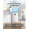 imageDreo Portable Air Conditioners 12000 BTU AC Unit for Bedroom with Drainagefree Cooling 46dB Quiet APPVoiceRemote 24h Timer with Fan ampamp Dehumidifier Smart Air Conditioner for Room IndoorsWhite