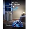imageDreo Portable Air Conditioners 12000 BTU AC Unit for Bedroom with Drainagefree Cooling 46dB Quiet APPVoiceRemote 24h Timer with Fan ampamp Dehumidifier Smart Air Conditioner for Room IndoorsSilver