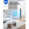 imageDreo Smart Tower Fans for Home 90 Oscillating Fan Bedroom Indoors Voice Control Floor with 12H Timer 42 Inch Quiet Bladeless Standing LED Display 9 Speeds Work AlexaGoogleStarlight
