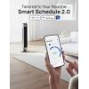 imageDreo Smart Tower Fans for Home 90 Oscillating Fan Bedroom Indoors Voice Control Floor with 12H Timer 42 Inch Quiet Bladeless Standing LED Display 9 Speeds Work AlexaGoogleStarlight