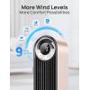 imageDreo Smart Tower Fans for Home 90 Oscillating Fan Bedroom Indoors Voice Control Floor with 12H Timer 42 Inch Quiet Bladeless Standing LED Display 9 Speeds Work AlexaGoogleStarlight
