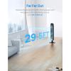 imageDreo Tower Fan for bedroom 90 Oscillating Standing Fans 25fts Floor fan with 6 Speeds 4 Modes 12H Timer Remote Quiet 42 Inch Bladeless for Home Office Cruiser Pro T1Black