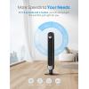 imageDreo Tower Fan for bedroom 90 Oscillating Standing Fans 25fts Floor fan with 6 Speeds 4 Modes 12H Timer Remote Quiet 42 Inch Bladeless for Home Office Cruiser Pro T1Black