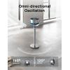 imageDreo oscillating fan for bedroom150120 OmniDirectional Quiet Floor Fans with Smart Control 110ft Pedestal Fan with DC Motor 9 Speeds 6 Modes 43 Inches 12H Timer WiFiVoiceAlexaSilver