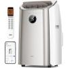 imageDreo Portable Air Conditioners 12000 BTU AC Unit for Bedroom with Drainagefree Cooling 46dB Quiet APPVoiceRemote 24h Timer with Fan ampamp Dehumidifier Smart Air Conditioner for Room IndoorsGold