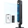 imageDreo Tower Fan for bedroom 90 Oscillating Standing Fans 25fts Floor fan with 6 Speeds 4 Modes 12H Timer Remote Quiet 42 Inch Bladeless for Home Office Cruiser Pro T1Black