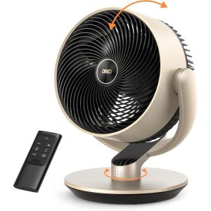 imageDreo 16 Inch 25dB Quiet Smart Fans for Bedroom DC Room Fan with Remote 120120 Oscillating Fan 6 Modes 9 Speeds 12H TimerWorks AlexaGoogleWiFiVoice Control Silver Oversize DRHAF004SStarlight
