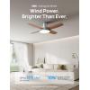 imageDreo Ceiling Fans with Lights and Remote Control 44 inch Low Profile Ceiling Fan Flush Mount Reversible 5CCT 6Level Dimmable 6 Speeds Ceiling Fan for Bedroom Quiet Easy to Install TimerSilver