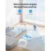 imageDreo Desk Fans for Bedroom 13Inch Oscillating Air Circulator Fan 120 Tilt Adjustment 28dB UltraQuiet 70ft Powerful Airflow 4 Speeds Table fan with Remote for Whole Room Home OfficeWhite