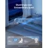 imageDreo Fan for Bedroom 12 Inches 70ft Powerful Airflow 28db Quiet Table Air Circulator Fans for Dorm Room 120 Adjustable Tilt 3 Speeds Desktop Fan for Home Office Kitchenwhite