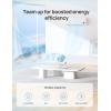 imageDreo Fan for Bedroom 12 Inches 70ft Powerful Airflow 28db Quiet Table Air Circulator Fans for Dorm Room 120 Adjustable Tilt 3 Speeds Desktop Fan for Home Office Kitchenwhite