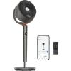 imageDreo Fan for Bedroom 120 Oscillating Standing Fan Quiet Floor Fan with DC Motor 82ft Pedestal Fan for Whole Room 8 Speeds 3 modes 20dB 120 Manual Vertical 3540quot Adjustable Height 8H TimerGrey