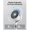 imageDreo Fan for Bedroom 120 Oscillating Standing Fan Quiet Floor Fan with DC Motor 82ft Pedestal Fan for Whole Room 8 Speeds 3 modes 20dB 120 Manual Vertical 3540quot Adjustable Height 8H TimerWhite