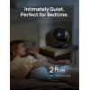 imageDreo Fan for Bedroom Desk Air Circulator Fan with Remote 11 Inch Table Fans for Whole Room 60ft Powerful Airflow 120 Vertical Manual 90 Oscillating Fan 4 Speeds 8H Timer Quiet Fan HomeBlack