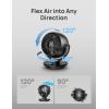 imageDreo Fan for Bedroom Desk Air Circulator Fan with Remote 11 Inch Table Fans for Whole Room 60ft Powerful Airflow 120 Vertical Manual 90 Oscillating Fan 4 Speeds 8H Timer Quiet Fan HomeBlack