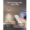 imageDreo Smart Ceiling Fan with Lights 52 Inch 12 Speeds ampamp 3 Fan Modes Stepless Color Tones Dimmable LED Light 12H Timer Quiet DC Motor RemoteAPPAlexa Control White Ceiling Fans IndoorSilver