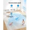 imageDreo Smart Desk Fan for Bedroom 13quot H Whole Room Air Circulator Fan 120 Vertical Manual 90 Oscillating Fan with VoiceGoogleAlexa 70 ft 4 Speeds 5 Modes 12H Timer Table Fan for Office HomeGold